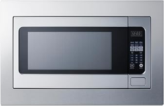Summit Built-in Microwave Stainless Steel - SMBI27TK30 | With Trim Kit Fits 30” spaces 2.2 cu.ft. Capacity