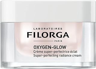 Filorga Oxygen-Glow Super-Perfecting Radiance Daily Skin Cream, Hydrating Treatment with a Moisturizing Boost of Hyaluronic Acid and Detoxifying Enzymes for a Flawless, Wrinkle Free Face, 1.69 fl. oz.