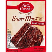 Favorites Super Moist Devil's Food Cake Mix (Pack of 6) by Betty Crocker – 2.21 Ounce (Pack of 6), Brown, Pack of 6