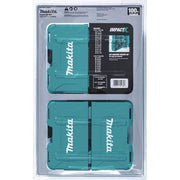 Impactx 100 Pc. Driver Bit Set by Makita – One Size, Alloy Steel, Multicolor, Model E-00038