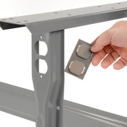 Mobile Fixed Height Workbench by Global Industrial – 36"L x 60"W x 39.75"H, Steel, Gray, Model 183442A