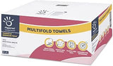 Papernet Multifold Paper Towels Powered by Dissolve Tech | Compatible with Universal Dispenser | 4,000 1-ply sheets, each 9.5” x 9.2”