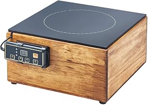 Cal-Mil 3633-99 Induction Cooker, 6" Height, 12" Width, 12" Length, Reclaimed Wood
