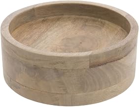 HUBERT Beverage Dispenser Stand Reversible Mango Wood - 5"H