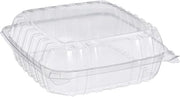 Dart C95PST1 OPS Lg Clear Hinged Container, 8.9 X 9.4 in (Case of 200)