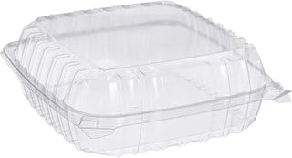 Dart C95PST1 OPS Lg Clear Hinged Container, 8.9 X 9.4 in (Case of 200)