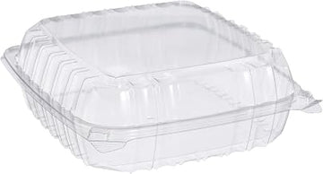 Dart C95PST1 OPS Lg Clear Hinged Container, 8.9 X 9.4 in (Case of 200)