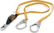 by Honeywell Titan by Honeywell 6-Feet Double-Legged Shock-Absorbing Lanyard with 2-1/4-Inch Locking Rebar Snap Hook on Each Leg by Miller – 6-Feet, Orange, Model T6122-Z7/6FTAF