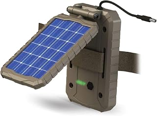 Stealth CAM Sol-Pak Solar Battery Pack, 12V Solar Power Panel, Compatible
