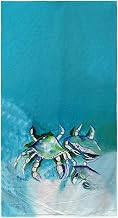 White Crabs II Beach Towel