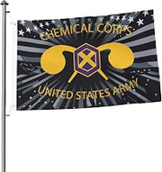 Us Chemical Corps 2x3 Ft Double-Sided Outdoor Garden Flag