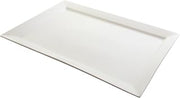 10 Strawberry Street Whittier 21.75" x 14.75" Rectangular Platter, White