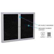 Ghent 36" x 30" / Confetti / Modern Message Boards & Signs