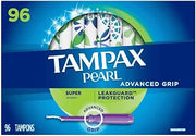 Tampax Pearl Advanced Grip Super Absorbency (96 Count)