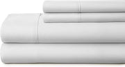 800 Thread Count-4Pcs Bed Sheet Set 100% Cotton Bed Sheets, Silver King Sheets Set, Long-Staple Cotton Sheets, Soft Bedsheet and Pillowcase Fits Mattress Upto 21'' Deep Pocket