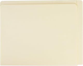 SMEAD Conversion File Folder Top and End Tab, Letter Size, Manila, 100 per Box (24190) (Pack of 5)