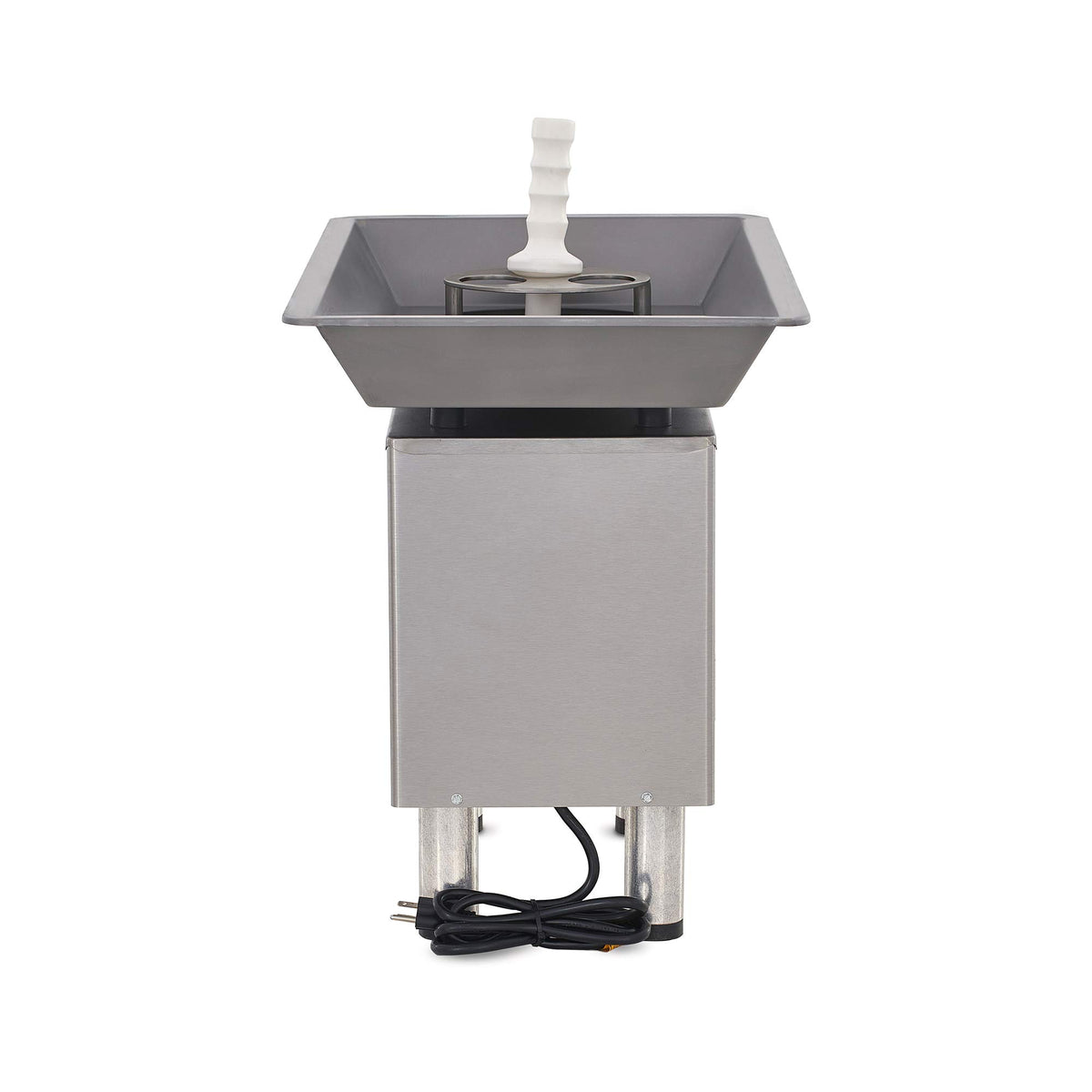 1 HP Motor 110V, 1 Phase, Stainless Steel Cabinet, HEADSTROCK, Auger and PAN, 1,700+ LBS/HR Grinding Capacity, Robust Headstock with Permanent AFFIXED Safety Guard. by PRO-CUT –