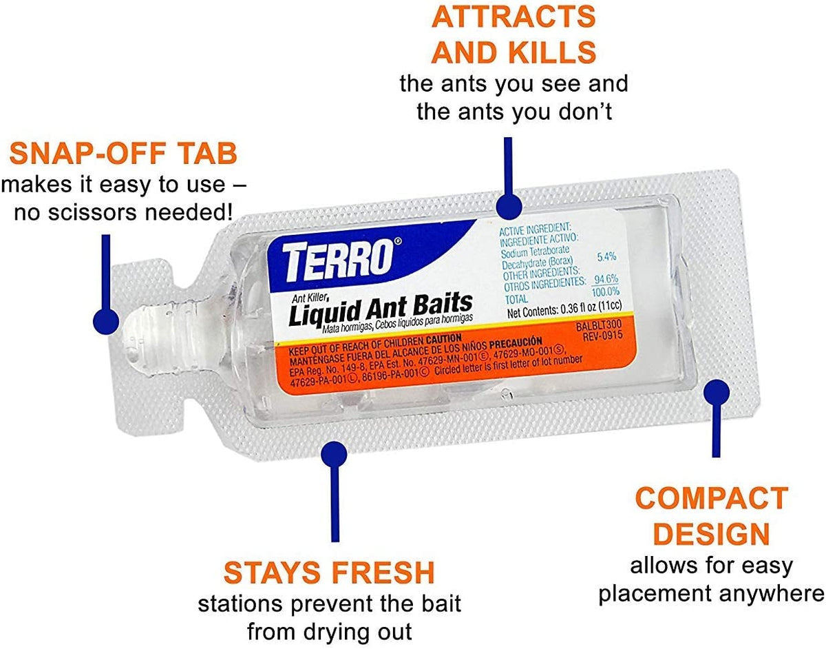 T300 Liquid Ant Baits (2 Pack) by Terro – 2 Count (Pack of 1)