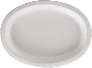 Georgia-Pacific Dixie Ultra Heavy-Weight Small Paper Platters by GP PRO, White, SX9PLW, 1000 Count (125 Platters Per Pack, 8 Packs Per Case)