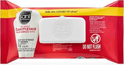 Sani Professional No-Rinse Sanitizing Multi-Surface Wipes, 1 Softpack (72 Count), Large 9" x 8" Wipes, Cleaning and Sanitizing for Food Service, Restuarant, Kitchen, and Countertops