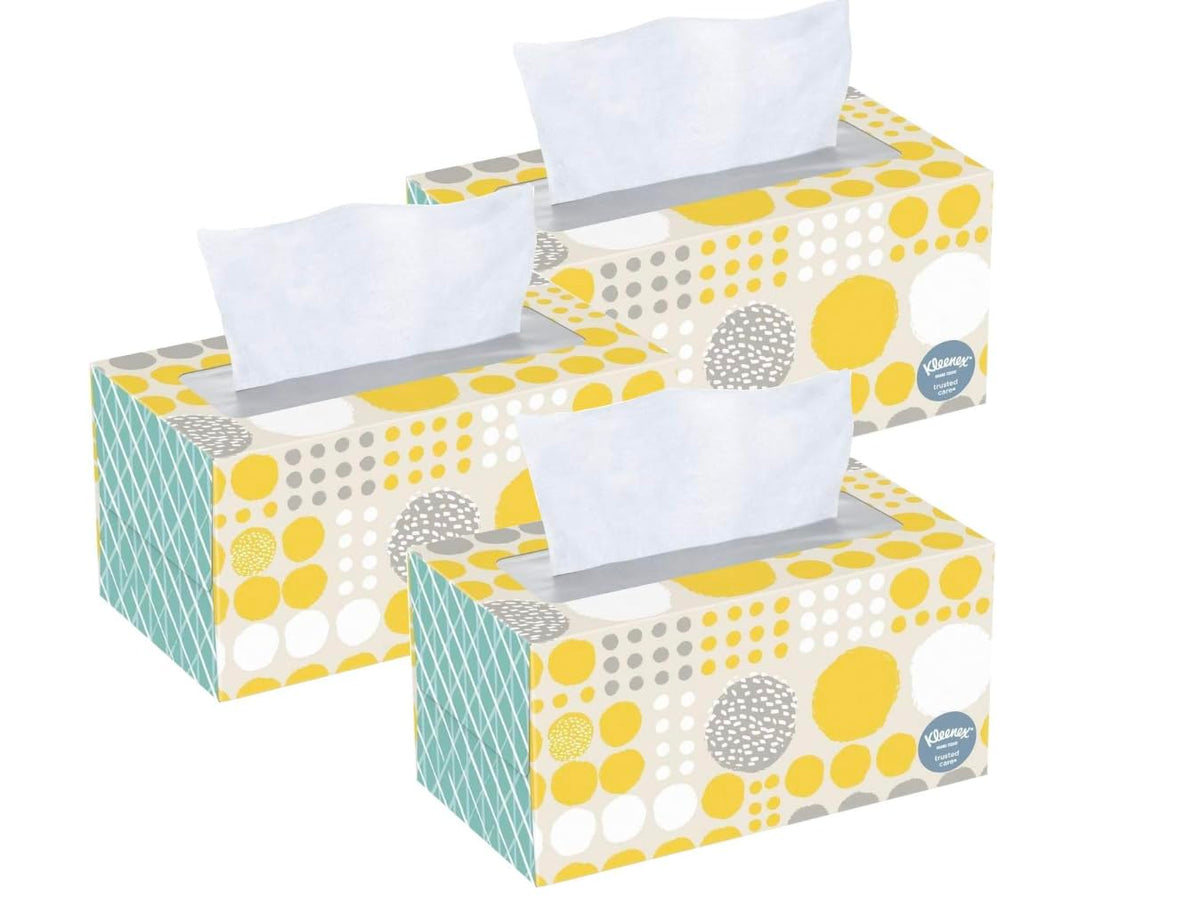 Kleenex Multicolor / 160 Count (Pack of 3) / 1 Box Tissues