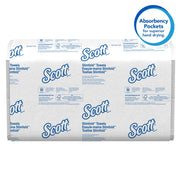 Kimberly-Clark 04442 Slimfold Paper Towels by Kleenex – 7 1/2" x 11 3/5", Paper, white, Pack of 2160