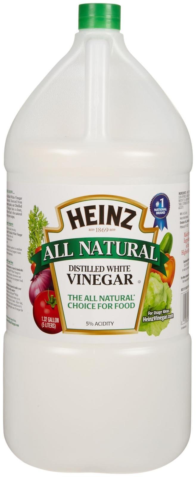 HEINZ Distilled White Vinegar / 169 Fl Oz (Pack of 1) / 1 White