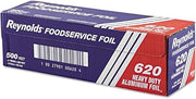Reynolds Wrap 620 Heavy Duty Aluminum Foil Roll, 12" x 500 ft, Silver
