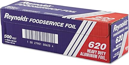Reynolds Wrap 620 Heavy Duty Aluminum Foil Roll, 12" x 500 ft, Silver