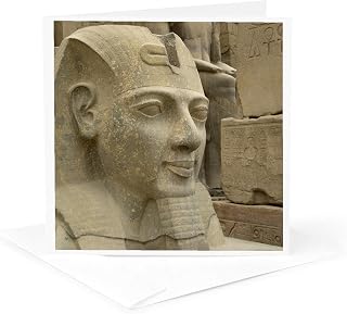 Egypt, Luxor, Luxor Temple, Ramesses II-AF14 CMI0373 - Cindy Miller Hopkins 1 Greeting Card with envelope