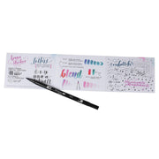 Advanced Lettering Set. Tools to Enhance Hand Lettering by Tombow – 1 Count (Pack of 1), Assorted, Colorless, Model 56191