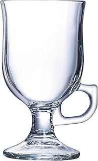 Arcoroc Irish Coffee Glass on Base with Handle, 250 ml