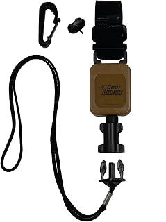 Gear Keeper Retractable Elk Call Lanyard - Hunting Gear W/Combo Mounting - Ideal For Elk, Moose & Deer Hunting - 28” Extension, 12oz. Retraction - USA Made