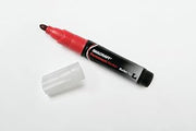 AbilityOne 7520014244863 - Large Permanent Marker - Bullet Tip - Red Ink - 12 units