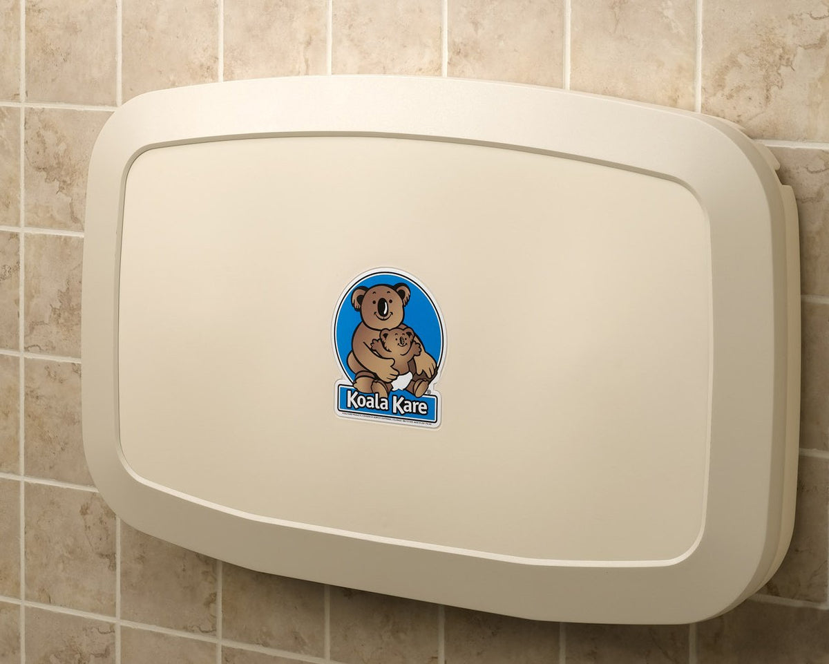 KB20000 Horizontal Baby Changing Station by Koala Kare – 1 Count (Pack of 1), Bamboo, Beige, Model KB200-00