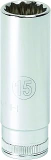 GEARWRENCH 1/4" Drive 12 Point Deep Metric Socket 9mm - 80236