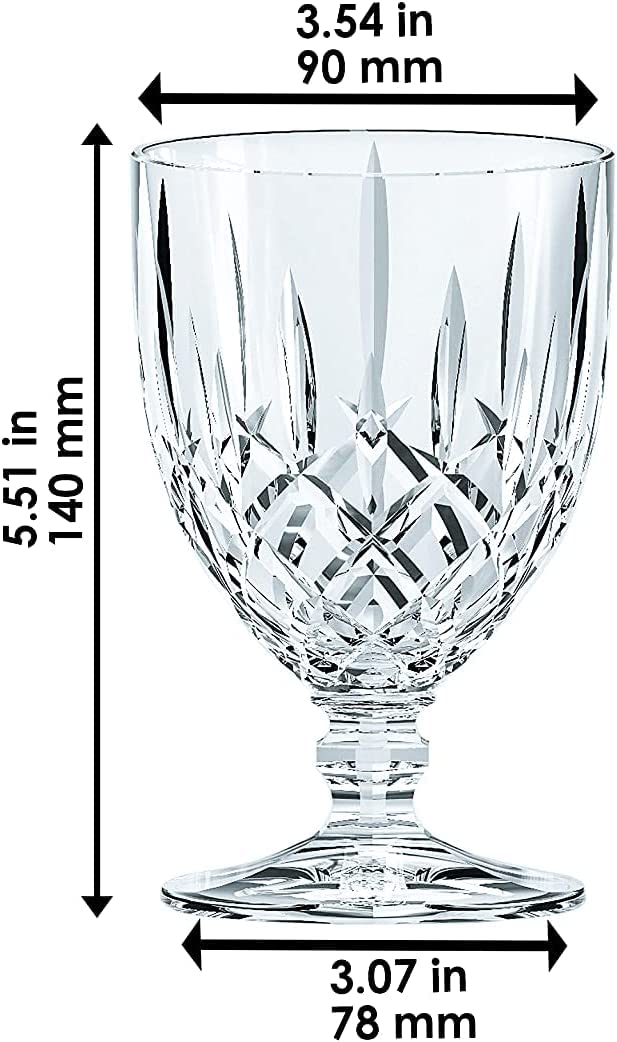 Noblesse Tall Goblet by Nachtmann – 12 Ounces, 355 milliliters, Glass, Clear, Model 101966