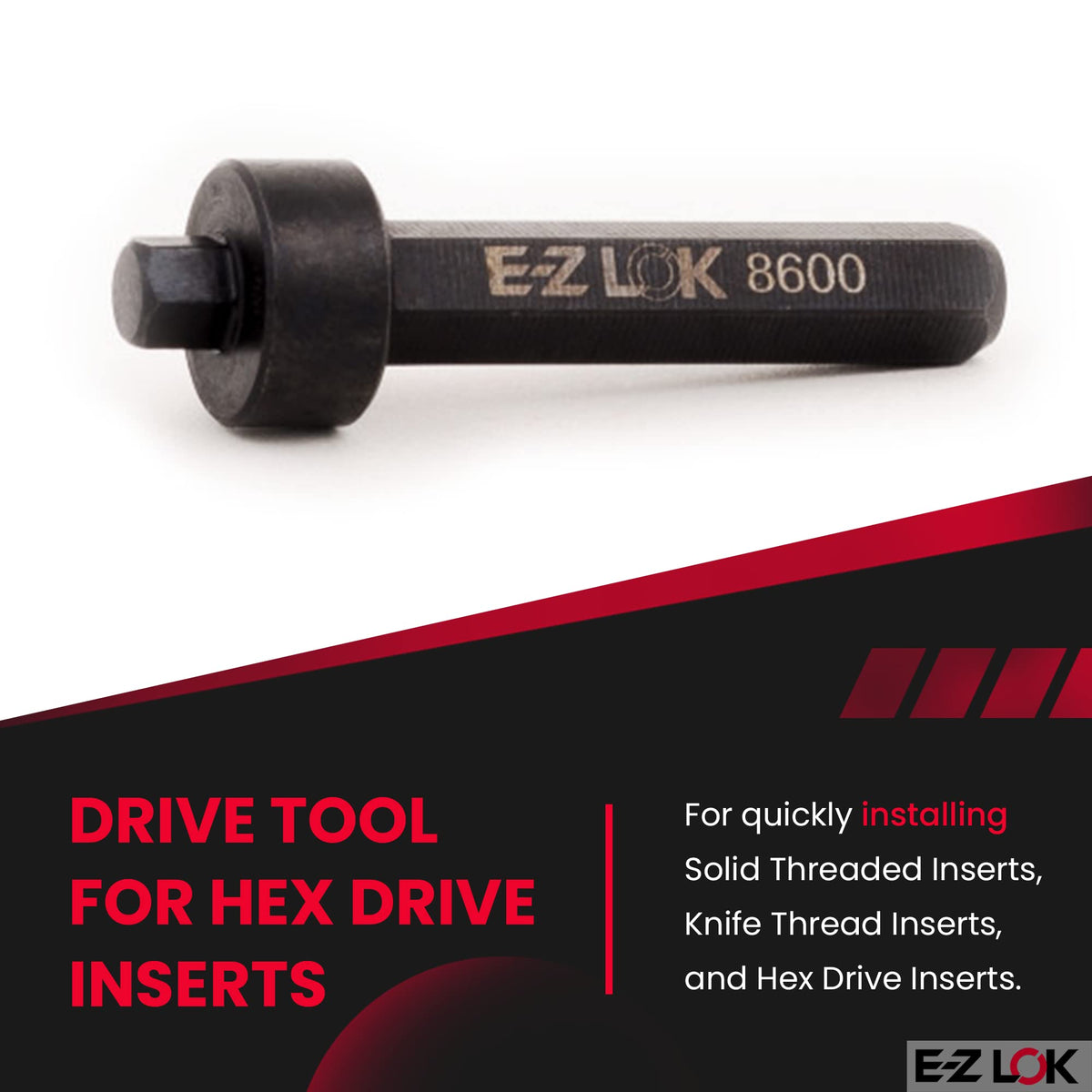 E-Z LOK 10-24/32 / Black / 10-24 and 10-32 Internal Threads Inch Inserts & Kits