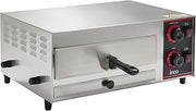 Winco Electric Commercial-Grade Pizza Oven | Dual heating elements ensure even baking, 60 minute timer with bell alert, Great for Roasting, Reheating and Foodservice