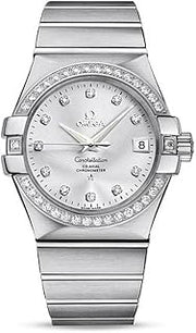Omega Women's Constellation 35mm Steel Bracelet & Case Automatic Analog Watch 123.15.35.20.52.001
