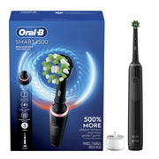 Smart 1500 Electric Power Rechargeable Battery Toothbrush by Oral-B – 1 Count (Pack of 1), Black, Model 069055129029