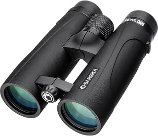 Barska AB12804 Level ED Waterproof Binoculars 10x42 | Extra Low Dispersion glass with BAK-4 prisms and 10x magnification for birding, hiking and exploration