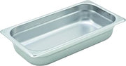 Winco 3.4 qt 2 1/2" Stainless Steel Steam Table Pan (Set of 48)