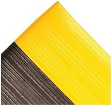 Notrax Antifatigue Mat,Black,YllwBrdr,4ftx30ft 410S3430BY