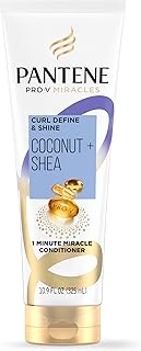Pantene Pro-V Miracles Curl Define & Shine Coconut + Shea 1 Minute Miracle Conditioner 10.9 FL OZ