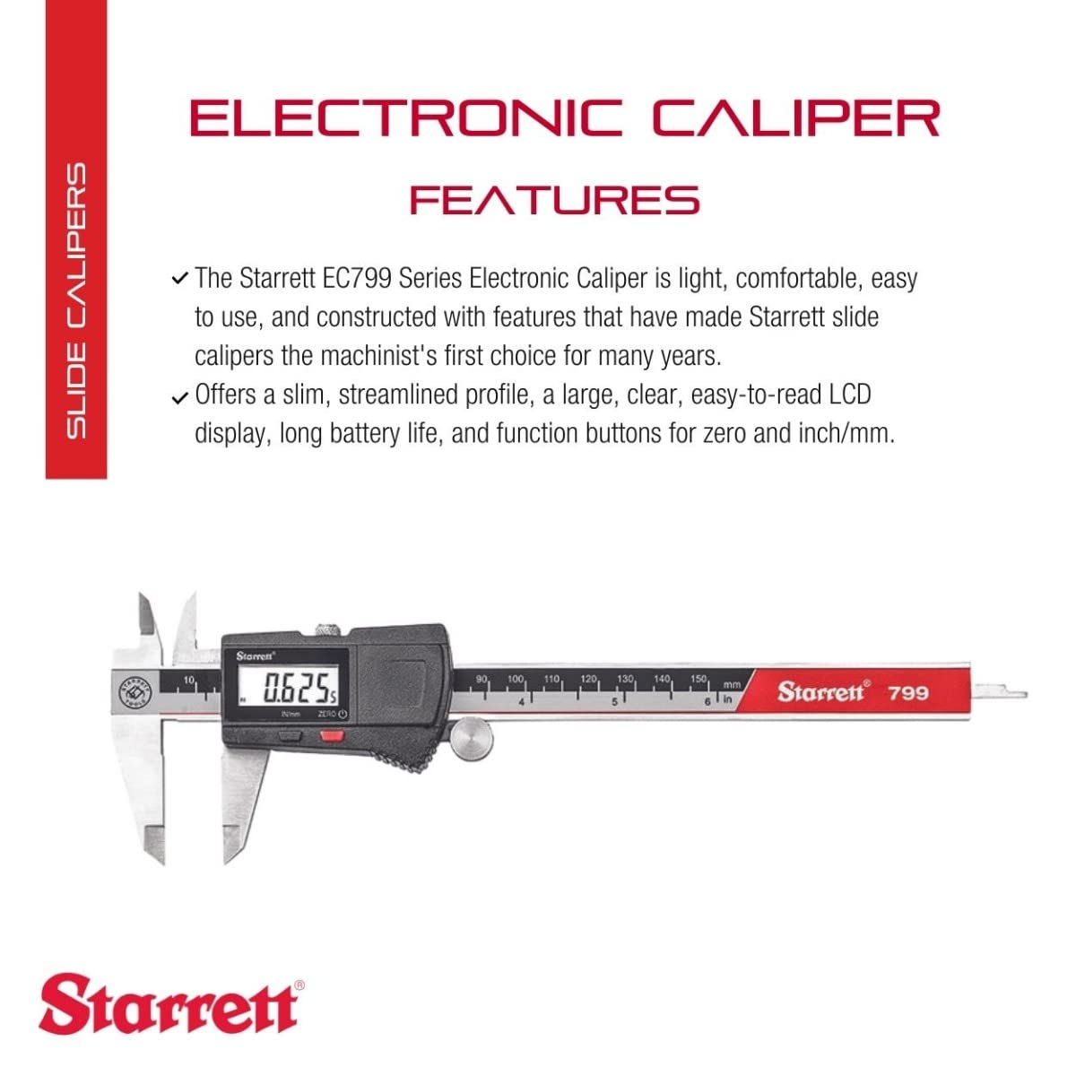 Starrett 0-6" / 1 Digital Calipers