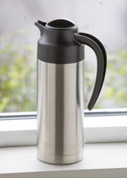 SteelVac Carafe by Service Ideas – 33.8 Ounces, 1.0 liters, Stainless Steel, Stainless, Model S2SN100
