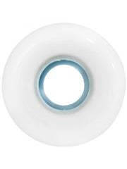 Ricta 54mm Clouds White 78a Skateboard Wheels by RICTA WHEEL DYNAMICS – 54mm, Urethane, White/Blue, Pack of 4, Model RIWCL002