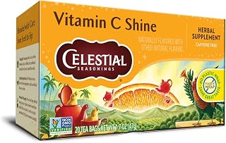 Celestial Seasonings Citrus Sunrise Herbal Supplement Tea, 20 Count