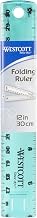 Acme Westcott Plastic Folding Ruler, Colors Vary (15390)